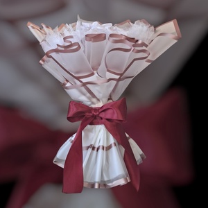 7 szálas pluméria csokor � kézzel készült örök virágcsokor, esküvőre és ajándékba - otthon & életmód - dekoráció - Meska.hu