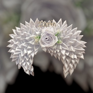 Örök emlék angyalszárny formában � személyre szabható névvel, idézettel - otthon & életmód - dekoráció - kép & falikép - fából készült kép - Meska.hu