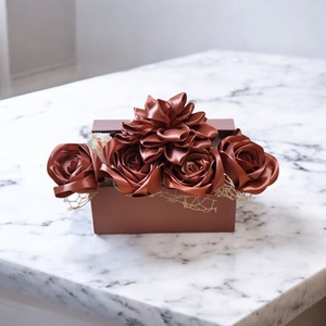 Örök rózsabox - bronz rozé színben, Otthon & Életmód, Virágdekoráció, Virágok, Virágbox, Virágkötés, MESKA