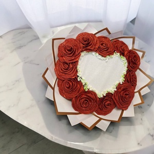 Burning Bouquet � Glow White Edition  - esküvő - menyasszonyi- és dobócsokor - Meska.hu