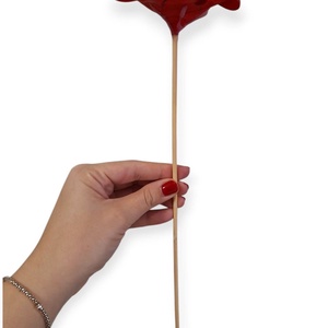 Szatén szálas rózsa � DIY dekorációhoz � 20 / 35 cm szár - esküvő - dekoráció - helyszíni dekor - Meska.hu