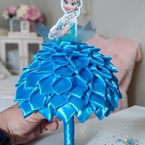 Elza ovis ballagó csokor � hercegnős szatén virágcsokor, egyedi kézműves ajándék kislányoknak, Otthon & Életmód, Virágdekoráció, Virágok, Virágcsokor, Virágkötés, MESKA