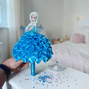 Elza ovis ballagó csokor � hercegnős szatén virágcsokor, egyedi kézműves ajándék kislányoknak - otthon & életmód - virágdekoráció - virágok - virágcsokor - Meska.hu