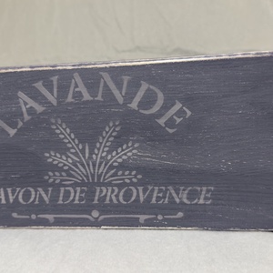 Levendulalila vintage fa tárolódoboz 30 x 20 x 13,5 cm, Otthon & Életmód, Tárolás & Rendszerezés, Láda, Mindenmás, MESKA