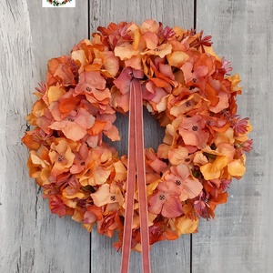 Hortenzia Kopogtató - otthon & életmód - dekoráció - ajtó- és ablak dekoráció - ajtódísz & kopogtató - Meska.hu