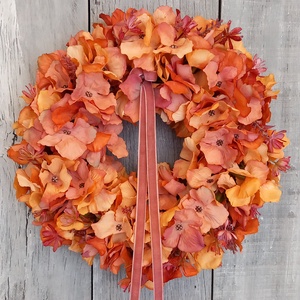 Hortenzia Kopogtató - otthon & életmód - dekoráció - ajtó- és ablak dekoráció - ajtódísz & kopogtató - Meska.hu