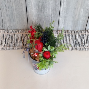   Kedvenc Mackó Karácsonya - Karácsonyi Asztaldísz/Macis Asztaldísz/Téli Asztaldísz - otthon & életmód - dekoráció - asztal és polc dekoráció - asztaldísz - Meska.hu