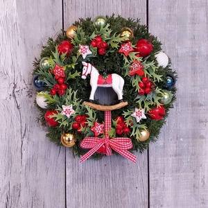 MeseKarácsony - Karácsonyi Kopogtató/Téli Kopogtató /Téli Ajtódísz/Karácsonyi Ajtódísz/Falidísz/ - karácsony - karácsonyi lakásdekoráció - karácsonyi ajtódíszek - Meska.hu