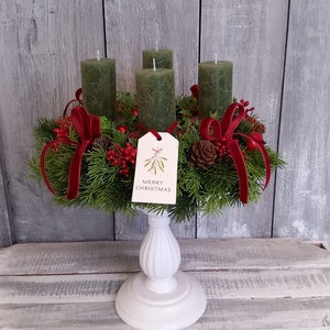 Rusztikus Advent- Adventi Koszorú - karácsony - adventi díszek - adventi koszorú - Meska.hu