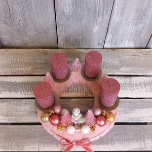 Karácsonyi Csillogás- Adventi Koszorú - karácsony - adventi díszek - adventi koszorú - Meska.hu