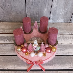 Karácsonyi Csillogás- Adventi Koszorú - karácsony - adventi díszek - adventi koszorú - Meska.hu