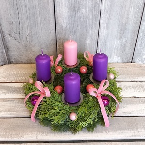 Advent Hagyománya- Adventi Koszorú - karácsony - adventi díszek - adventi koszorú - Meska.hu