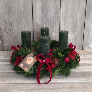 Rusztikus Advent - Adventi Koszorú - Meska.hu