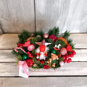   Mesés Ünnep - Karácsonyi Asztaldísz/Ünnepi Asztaldísz/Téli Asztaldísz - otthon & életmód - dekoráció - asztal és polc dekoráció - asztaldísz - Meska.hu