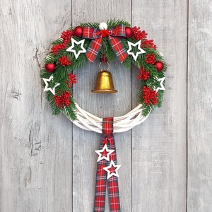 Karácsonyi Csillagok - Karácsonyi Kopogtató/Téli Kopogtató /Téli Ajtódísz/Karácsonyi Ajtódísz/Falidísz/ - Meska.hu