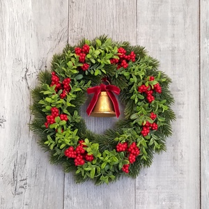 Karácsonyi Csengettyű - Karácsonyi Kopogtató/Téli Kopogtató /Téli Ajtódísz/Karácsonyi Ajtódísz/Falidísz/ - karácsony - karácsonyi lakásdekoráció - karácsonyi ajtódíszek - Meska.hu