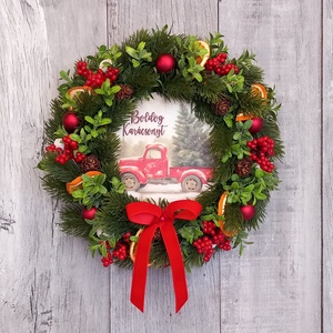 Boldog Karácsonyt - Karácsonyi Kopogtató/Téli Kopogtató /Téli Ajtódísz/Karácsonyi Ajtódísz/Falidísz/ - karácsony - karácsonyi lakásdekoráció - karácsonyi ajtódíszek - Meska.hu