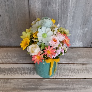  Üde Virágok  - Tavaszi Asztaldísz/Virágos Asztaldísz - otthon & életmód - dekoráció - asztal és polc dekoráció - asztaldísz - Meska.hu