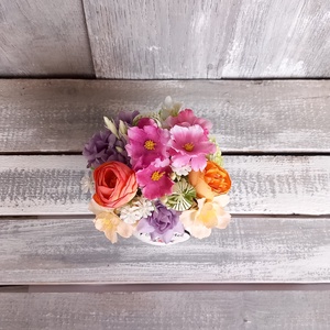  Szeretettel Virágokkal  - Tavaszi Asztaldísz/Virágos Asztaldísz/Köszöntő Virágdísz - otthon & életmód - dekoráció - virágdekoráció - virágdíszek - asztali virágdísz - Meska.hu