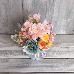 VirágHarmónia  - Tavaszi Asztaldísz/Virágos Asztaldísz/Köszöntő Asztaldísz - otthon & életmód - dekoráció - Meska.hu