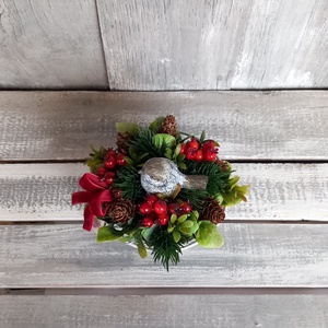 Kismadár Csipkebogyói  - Téli Asztaldísz/Asztaldekoráció/Köszöntő Asztaldísz - otthon & életmód - dekoráció - asztal és polc dekoráció - asztaldísz - Meska.hu