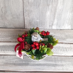 Kismadár Csipkebogyói  - Téli Asztaldísz/Asztaldekoráció/Köszöntő Asztaldísz - otthon & életmód - dekoráció - asztal és polc dekoráció - asztaldísz - Meska.hu