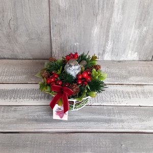 Kismadár Csipkebogyói  - Téli Asztaldísz/Asztaldekoráció/Köszöntő Asztaldísz - otthon & életmód - dekoráció - asztal és polc dekoráció - asztaldísz - Meska.hu