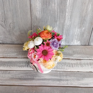  Szeretettel Neked  - Tavaszi Asztaldísz/Virágos Asztaldísz/Köszöntő Virágdísz - otthon & életmód - virágdekoráció - virágdíszek - asztali virágdísz - Meska.hu