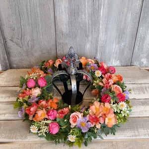 ÁlomVirág- Virágos Kopogtató/Tavaszi Kopogtató/Tavaszi Ajtódísz/Nyári Ajtódísz/Ajtódísz /Falidísz/Koszorú - otthon & életmód - dekoráció - ajtó- és ablak dekoráció - ajtódísz & kopogtató - Meska.hu