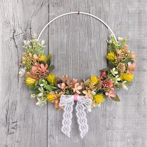 Várlak Tavasz- Tavaszi Ajtódísz/Virágos Kopogtató/ Tavaszi Kopogtató/Ajtódísz /Falidísz/Koszorú - otthon & életmód - dekoráció - ajtó- és ablak dekoráció - ajtódísz & kopogtató - Meska.hu