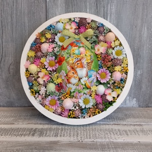 NyusziBarátok- Húsvéti Ajtódísz /Virágos Ajtódísz/Tavaszi Ajtódísz /Falidísz - otthon & életmód - dekoráció - ajtó- és ablak dekoráció - ajtódísz & kopogtató - Meska.hu