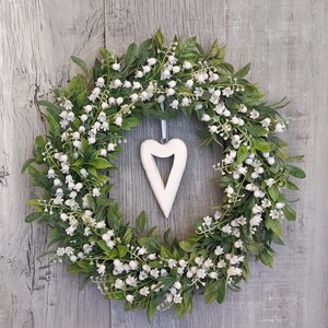 Gyöngyvirágos Gyöngyszem- Virágos Kopogtató/Tavaszi Kopogtató/Tavaszi Ajtódísz/Ajtódísz/Falidísz/Koszorú - Meska.hu