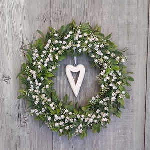 Gyöngyvirágos Gyöngyszem- Virágos Kopogtató/Tavaszi Kopogtató/Tavaszi Ajtódísz/Ajtódísz/Falidísz/Koszorú - otthon & életmód - dekoráció - ajtó- és ablak dekoráció - ajtódísz & kopogtató - Meska.hu