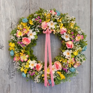 Színekkel Kopogtass- Virágos Kopogtató/Tavaszi Kopogtató/Tavaszi Ajtódísz/Ajtódísz/Falidísz/Koszorú - otthon & életmód - dekoráció - ajtó- és ablak dekoráció - ajtódísz & kopogtató - Meska.hu