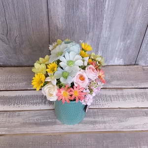  Üde Virágok  - Tavaszi Asztaldísz/Virágos Asztaldísz - otthon & életmód - virágdekoráció - virágdíszek - virágdísz kaspóban - Meska.hu