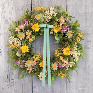 Megújulás- Tavaszi Kopogtató/Virágos Kopogtató/Tavaszi Ajtódísz/Nyári Ajtódísz/Falidísz/Koszorú - Meska.hu