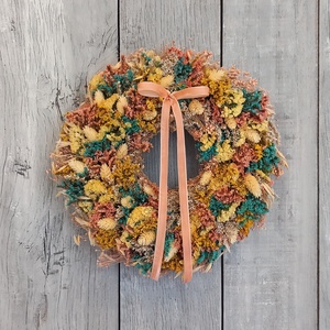 Szárazvirág Szerelem- Szárazvirág Ajtódísz/Tavaszi Ajtódísz/Szárazvirág Kopogtató/Nyári Ajtódísz/Falidísz/Koszorú - otthon & életmód - dekoráció - ajtó- és ablak dekoráció - ajtódísz & kopogtató - Meska.hu