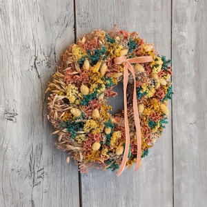 Szárazvirág Szerelem- Szárazvirág Ajtódísz/Tavaszi Ajtódísz/Szárazvirág Kopogtató/Nyári Ajtódísz/Falidísz/Koszorú - otthon & életmód - dekoráció - ajtó- és ablak dekoráció - ajtódísz & kopogtató - Meska.hu