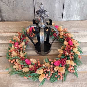 Varázslat- Szárazvirág Ajtódísz/Ajtódísz/Szárazvirág Kopogtató/Nyári Ajtódísz/Falidísz/Koszorú/Virágdekoráció - otthon & életmód - dekoráció - ajtó- és ablak dekoráció - ajtódísz & kopogtató - Meska.hu