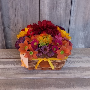 Energia - Nyári Asztaldísz/Virágos Asztaldísz/Köszöntő Asztaldísz/Virágdekoráció/Asztaldísz, Otthon & Életmód, Virágdekoráció, Virágdíszek, Asztali virágdísz, Virágkötés, MESKA