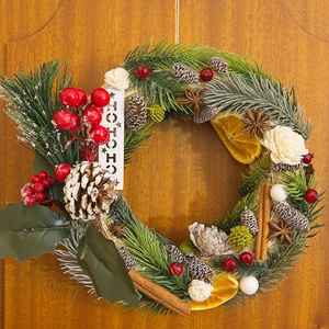 Örökzöld karácsonyi koszorú, Karácsony, Adventi díszek, Adventi koszorú, , MESKA