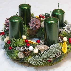 Adventi koszorú, Karácsony, Adventi díszek, Adventi koszorú, , MESKA