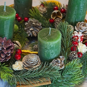 Adventi koszorú - karácsony - adventi díszek - adventi koszorú - Meska.hu