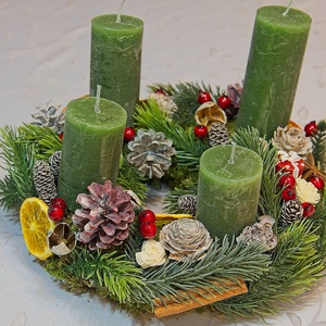 Adventi koszorú, Karácsony, Adventi díszek, Adventi koszorú, , MESKA