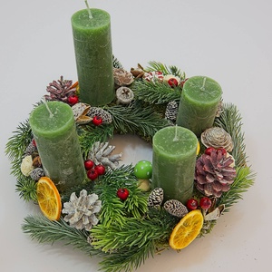 Adventi koszorú - karácsony - adventi díszek - adventi koszorú - Meska.hu