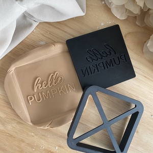 3D fondant forma és kiszúró - hello pumpkin, Otthon & Életmód, Konyhafelszerelés, tálalás, Sütés, főzés, Sütikiszúró, Mézeskalácssütés, Mindenmás, MESKA