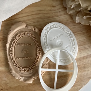 3D fondant forma és kiszúró - Press for Champagne, Otthon & Életmód, Konyhafelszerelés, tálalás, Sütés, főzés, Sütikiszúró, Mézeskalácssütés, Mindenmás, MESKA