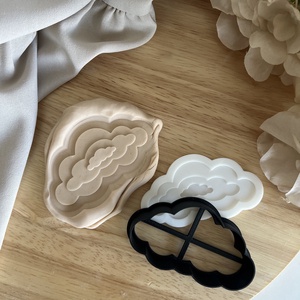 3D fondant forma és kiszúró - Felhők, Otthon & Életmód, Konyhafelszerelés, tálalás, Sütés, főzés, Sütikiszúró, Mézeskalácssütés, Mindenmás, MESKA