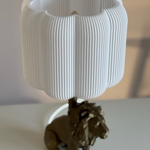 LION asztali lámpa - 3D nyomtatott - fenntartható - modern - otthon & életmód - lámpa - asztali lámpa - Meska.hu