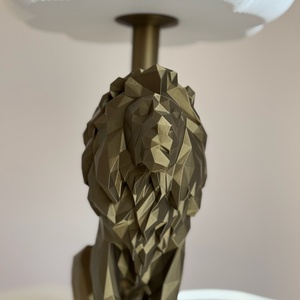 LION asztali lámpa - 3D nyomtatott - fenntartható - modern - otthon & életmód - lámpa - asztali lámpa - Meska.hu